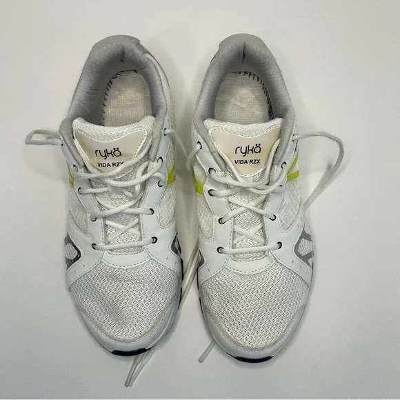 Ryka White Vida RZX White Trainer Shoe Sneakers Women’s Size 9.5 - Picture 4 of 13